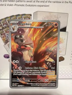 Pokemon Blaziken 192/182 Illustration Rare Destined Rivals TCG Card Near Mint - Image 2