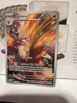 Pokemon Blaziken 192/182 Illustration Rare Destined Rivals TCG Card Near Mint - Image 4
