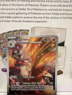 Pokemon Blaziken 192/182 Illustration Rare Destined Rivals TCG Card Near Mint - Image 5