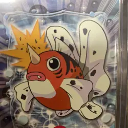 SEAKING #119 - SILVER Non Holo - Topps Blue Logo - TV Animation - POKEMON CARD - Image 2