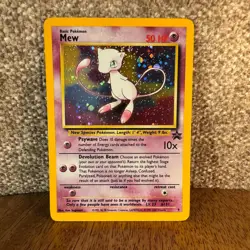 MEW Pokemon Card - WOTC Promo - Black Star - #9 - HOLO - Image 1