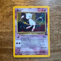MEW Pokemon Card - WOTC Promo - Black Star - #9 - HOLO - Image 3