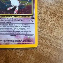 MEW Pokemon Card - WOTC Promo - Black Star - #9 - HOLO - Image 4