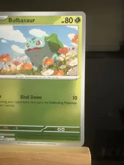 BULBASAUR - 1/132 Mega Evolution NM - Reverse Holo Common - Pokemon TCG Card - Image 3