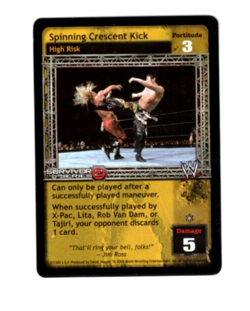 WWE Raw Deal Card: Spinning Crescent Kick SS2-Tajiri - Image 1