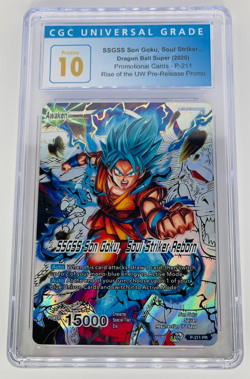 SSGSS Son Goku Soul Striker Reborn - Dragon Ball Super Card Game CGC Pristine 10 - Image 1
