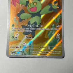Maractus Illustration Rare SV Black Bolt 093/086 NM Holo Pokemon Card TCG IR - Image 3