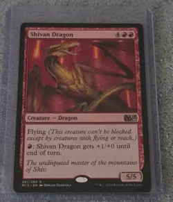 Shivan Dragon - Magic 2015 (M15) #281/269 MTG Magic The Gathering - Image 1