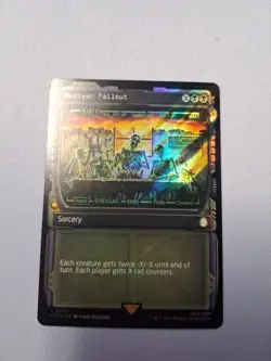 MTG - Nuclear Fallout (Showcase) (Surge Foil) - Universes Beyond: Fallout - LP - Image 1