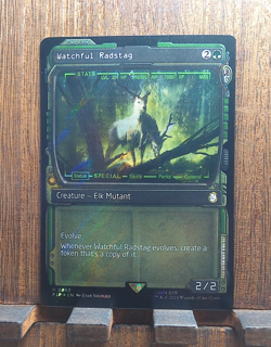 MTG🎇 Watchful Radstag (Showcase) (Surge Foil) Universes Beyond: Fallout❤ - Image 2