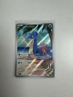 Pokemon TCG Misty's Lapras 194/182 Destined Rivals Illustration Rare Holo Card - Image 1