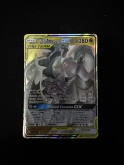 Pokemon TCG Arceus & Dialga & Palkia GX 156/236 Cosmic Eclipse Ultra Rare Card - Image 1