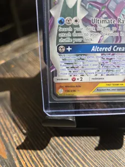 Pokemon TCG Arceus & Dialga & Palkia GX 156/236 Cosmic Eclipse Ultra Rare Card - Image 5