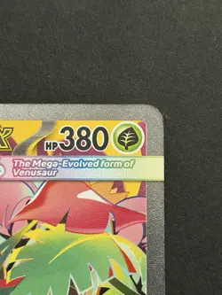 Pokemon Mega Venusaur Ex 177/132 Me01 Mega Evolution Full Art Holo Rare Card - Image 5