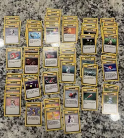 VINTAGE Pokemon LOT of 246 TCG Grass Type, Trainer Cards, Energy, WOTC - Image 3