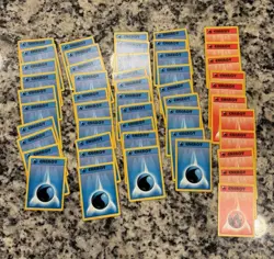VINTAGE Pokemon LOT of 246 TCG Grass Type, Trainer Cards, Energy, WOTC - Image 5