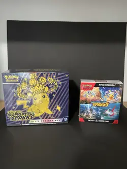 Pokemon Surging Sparks Elite Trainer Box (ETB) and Booster Bundle - Sealed - Image 1