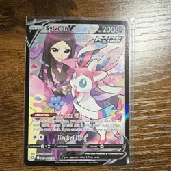 Pokemon Sylveon V TG14/TG30 Brilliant Stars Trainer Gallery Ultra Rare Holo - Image 1