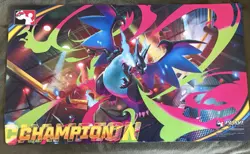 Mega Charizard EX League Cup Champion Playmat NEW Pokemon TCG - Image 1