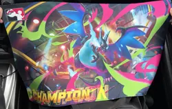 Mega Charizard EX League Cup Champion Playmat NEW Pokemon TCG - Image 2