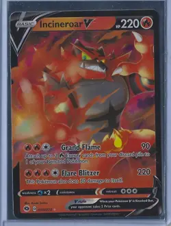 Pokemon TCG Incineroar V Champions Path 008/073 Holo Ultra Rare VLP - Image 1