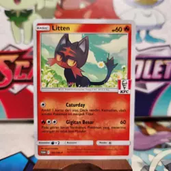 Litten 182/SM-P KFC Indonesian Promo - Pokemon TCG - SHIPS FAST - Image 1