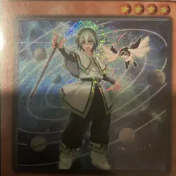 Crowley, The Gifted Magistus BLMM-EN044 Secret Rare Yugioh Set 1st Edition Mint - Image 1