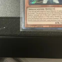 Crowley, The Gifted Magistus BLMM-EN044 Secret Rare Yugioh Set 1st Edition Mint - Image 3