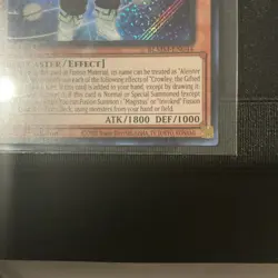 Crowley, The Gifted Magistus BLMM-EN044 Secret Rare Yugioh Set 1st Edition Mint - Image 4