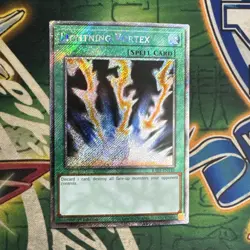 Yugioh! Lightning Vortex RA03-EN148 Platinum Secret Rare 1st Edition NM - Image 1