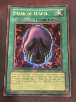 Yu-Gi-Oh! TCG Mask of Dispel Labyrinth of Nightmare LON-EN017 Unlimited Super LP - Image 1