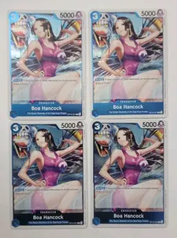 One Piece BOA HANCOCK OP13-051 foil Rare (Playset of 4) OP-13 English - Image 1