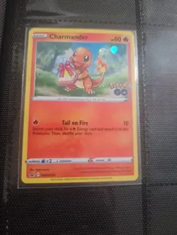 2022 POKEMON SWSH BLACK STAR PROMO 232 CHARMANDER-HOLO POKEMON GO PIN COLLECTION - Image 1