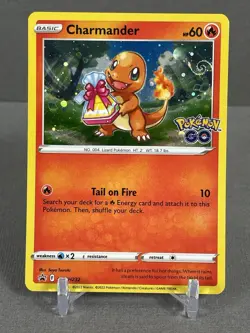HD Galaxy Swirl Charmander SWSH232 Black Star Promo SWSH: Pokemon Go NM - Image 1