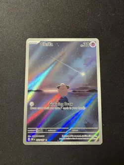 Pokemon TCG Cleffa 202/197 SV03: Obsidian Flames Holo Nintendo 2023 NM full art - Image 1