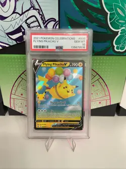 2021 Pokemon Celebrations Flying Pikachu v #006 PSA 10 - Image 1