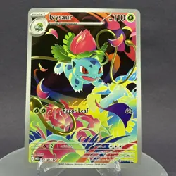 Ivysaur 134/132 Mega Evolution Illustration Rare Pokemon NM/M+ IR Full Art Holo - Image 1