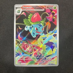 Ivysaur 134/132 Mega Evolution Illustration Rare Pokemon NM/M+ IR Full Art Holo - Image 1