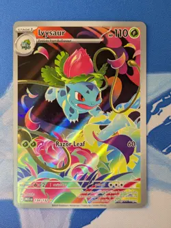 Ivysaur 134/132 - Mega Evolution Holo Full Art Illustration Rare Pokemon TCG NM - Image 2