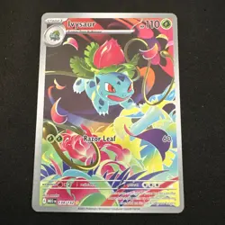 Ivysaur 134/132 Mega Evolution Illustration Rare Pokemon NM/M+ IR Full Art Holo - Image 1
