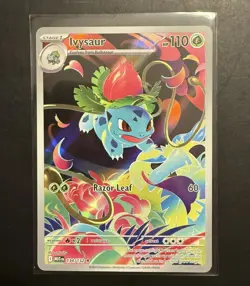 Ivysaur 134/132 Mega Evolution Illustration Rare Pokemon NM/M+ IR Full Art Holo - Image 1