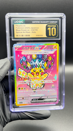 Pokemon Pikachu 234/193 M2a: Mega Dream Ex Holo Special Art Rare CGC Pristine 10 - Image 2