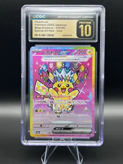 Pokemon Pikachu 234/193 M2a: Mega Dream Ex Holo Special Art Rare CGC Pristine 10 - Image 3