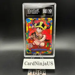 TAG GEM MINT 10 (961) Luffy P-110 Premium Card Collection ONE PIECE DAY 25 Japan - Image 1