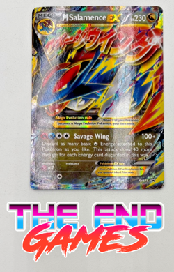 M Salamence EX Black Star Promo XY171 Regular Size Card Pokemon HP HOT SALE! - Image 1