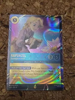 Disney Lorcana TCG Rapunzel EPCOT Festival Of The Arts Promo Card - Image 3