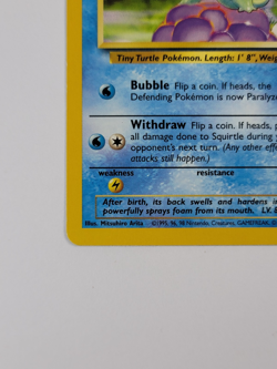 Pokemon Card Squirtle 063/102 Base Set Regular US - Image 5