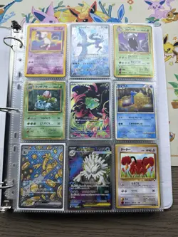 Pokemon Collection Binder Vintage Lot of Cards Holos WOTC E-Reader Promo - Image 1