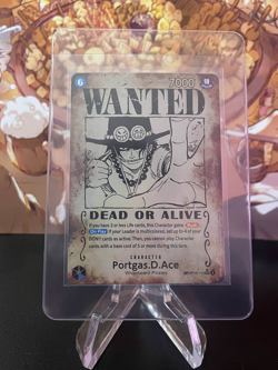 Portgas.D.Ace (SP) OP13-119 (ERROR) Wanted Poster Card (ENGLISH) - Image 3