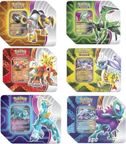 Pokemon TCG Paradox Destinies Tins Set of ALL 6 Tins (30 Total Packs) - Image 2